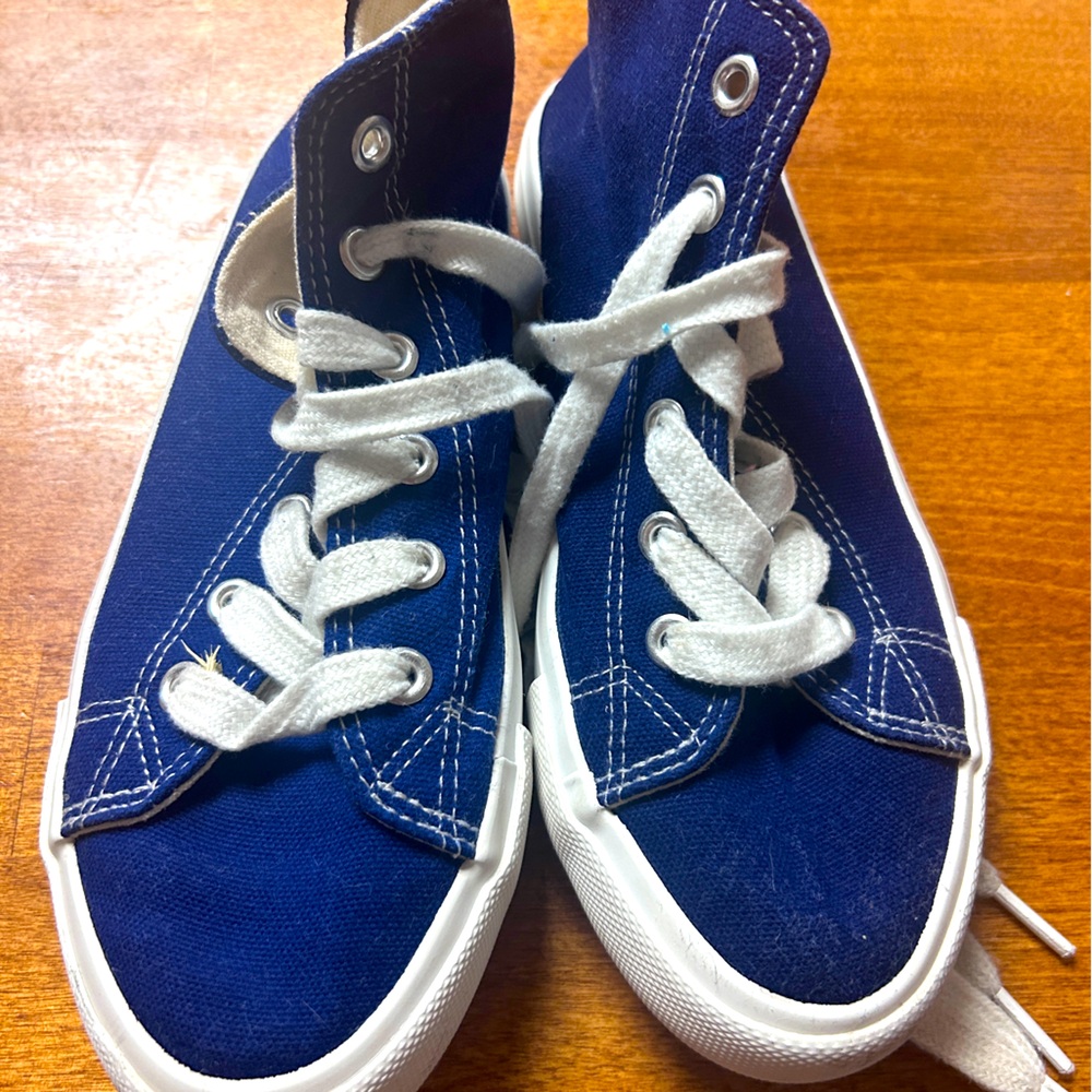 Blue shoes
